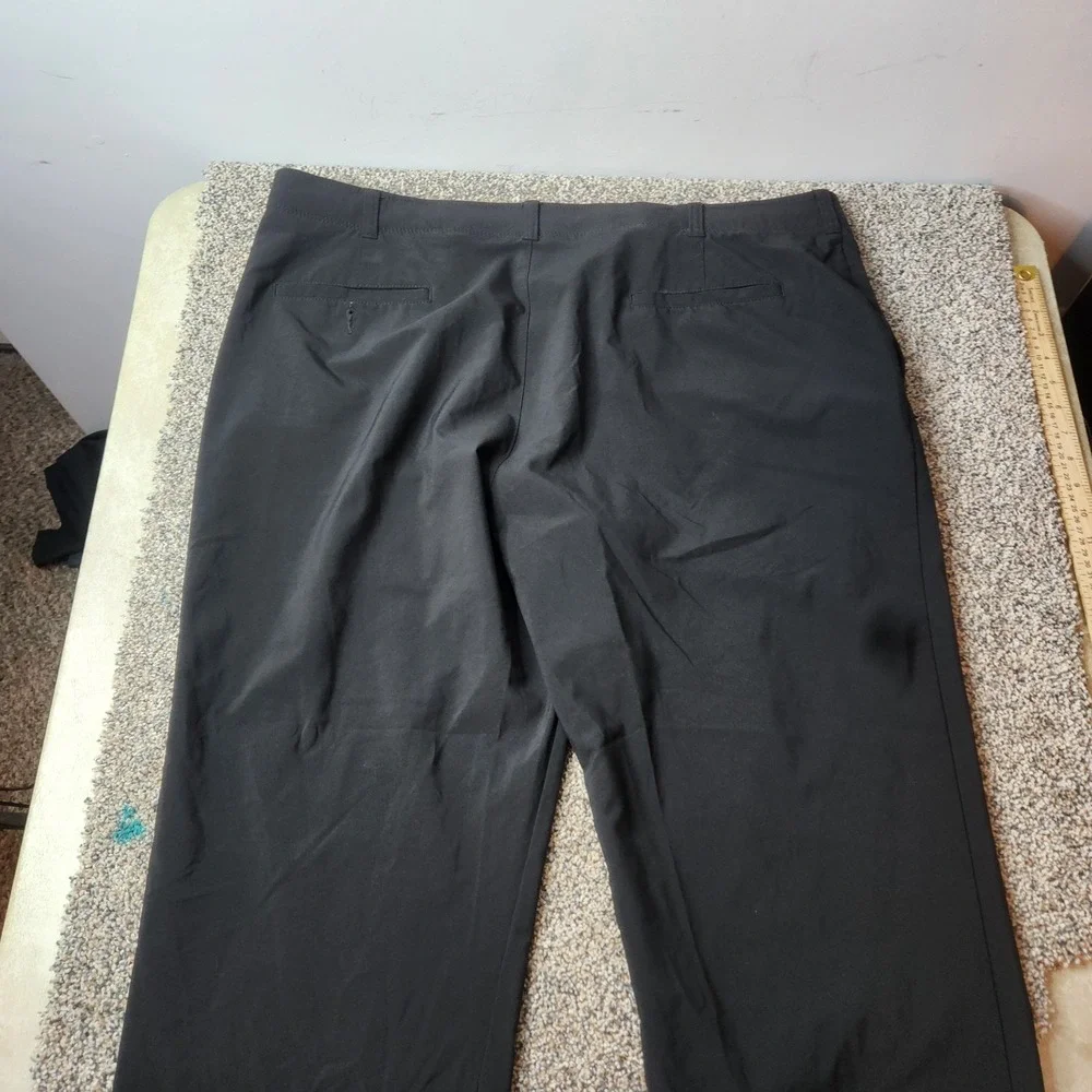 Stafford Pants Mens 40x32 Classic Fit Dress Slacks Gray Wool Polyester‎